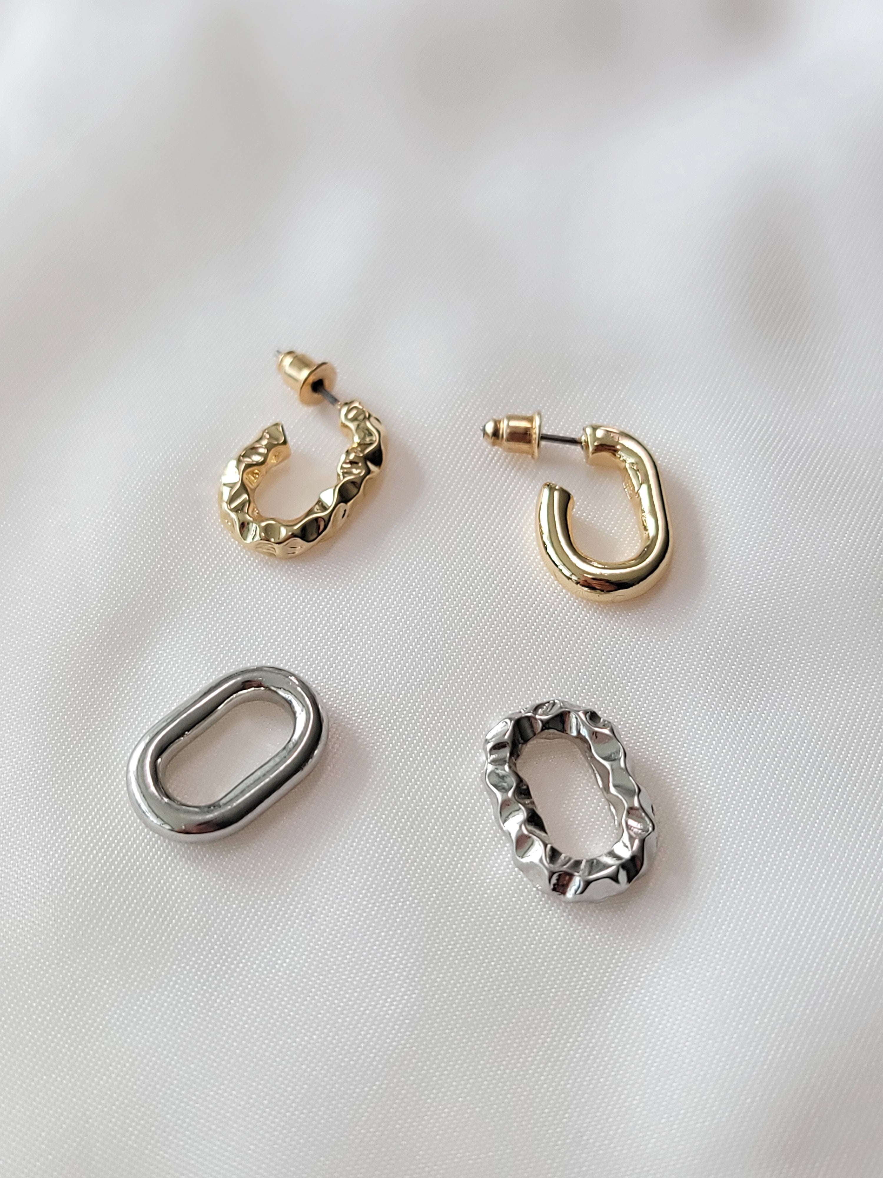 Knocked Unbalance separate earrings