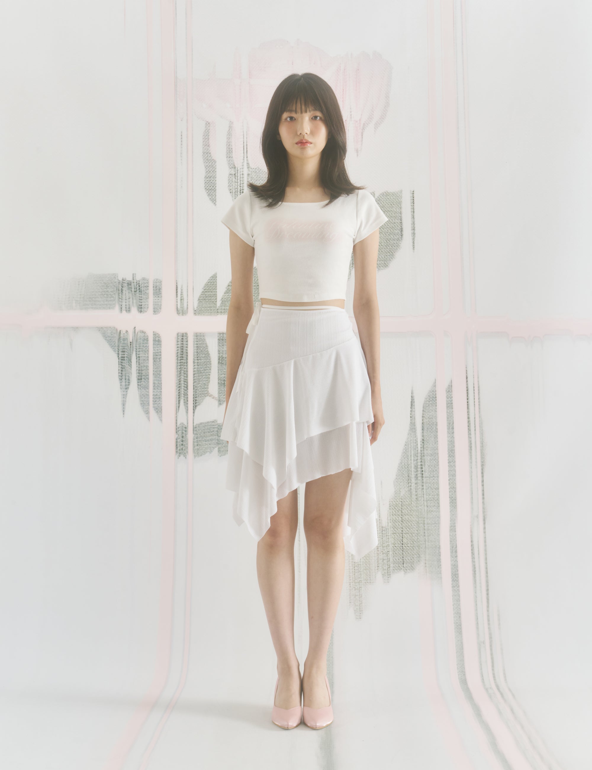 Ballerina Drape Skirt ver.1 (WHITE)