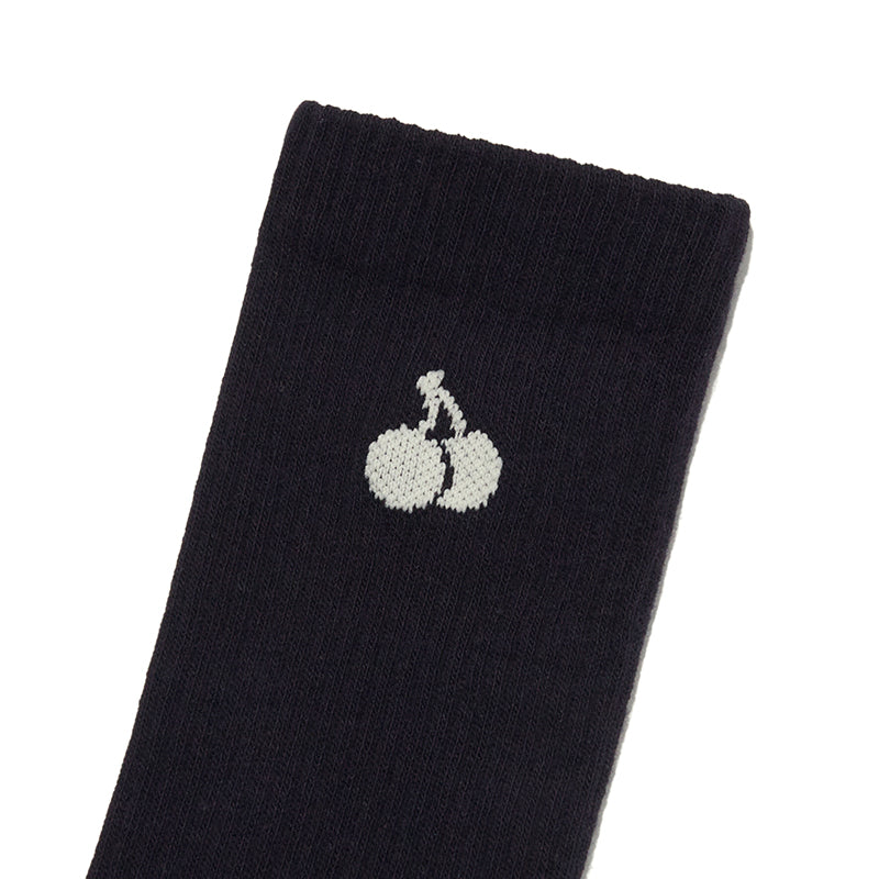 MONO CHERRY COLOR COMBINATION SOCKS [ DARK NAVY]