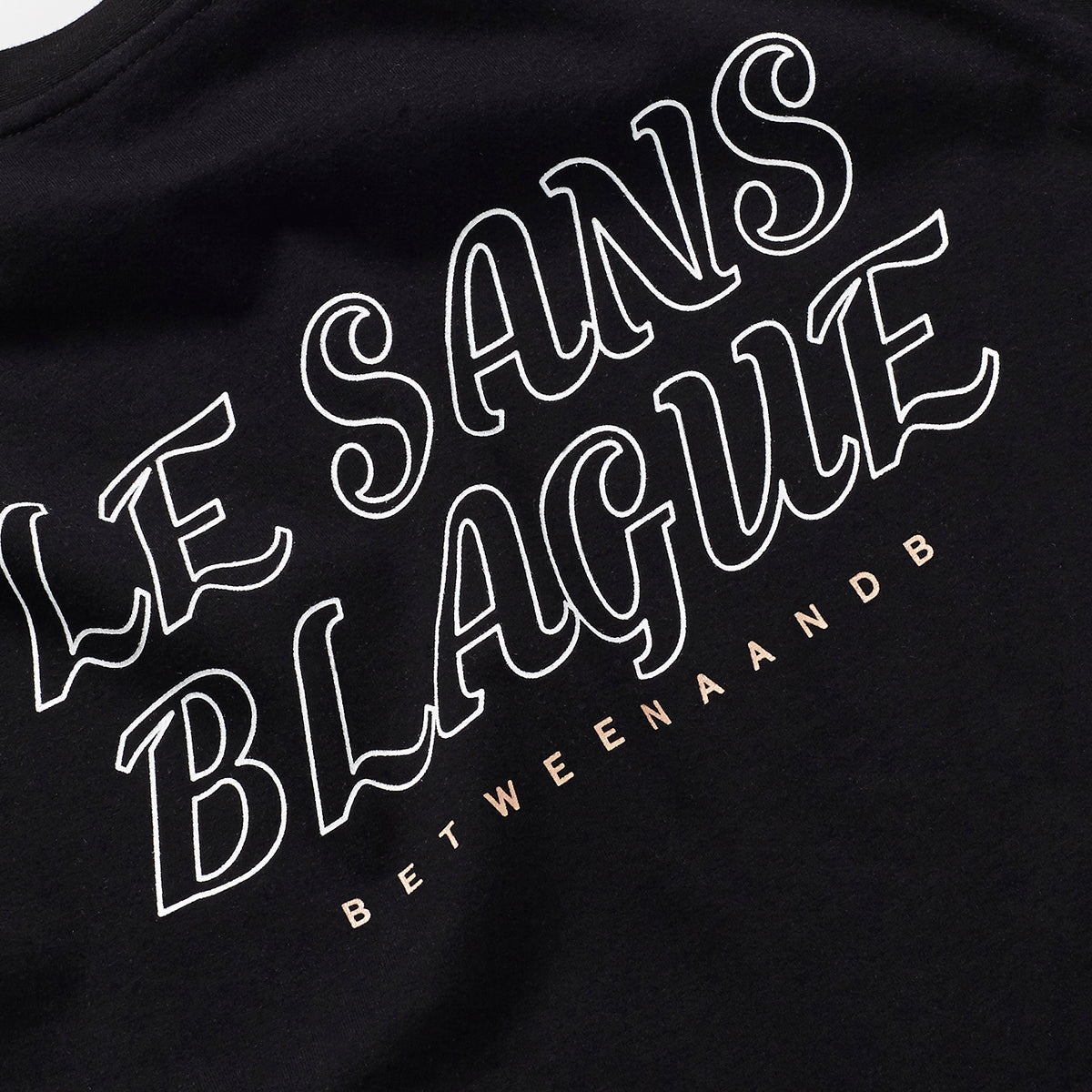 L.S.B PRINT T-SHIRT_BLACK