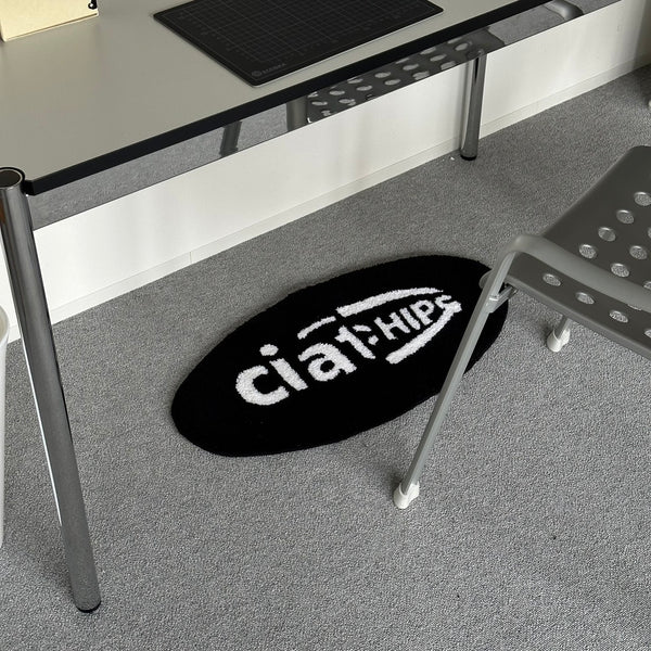 ciatre × MCnCHIPs® logo rug