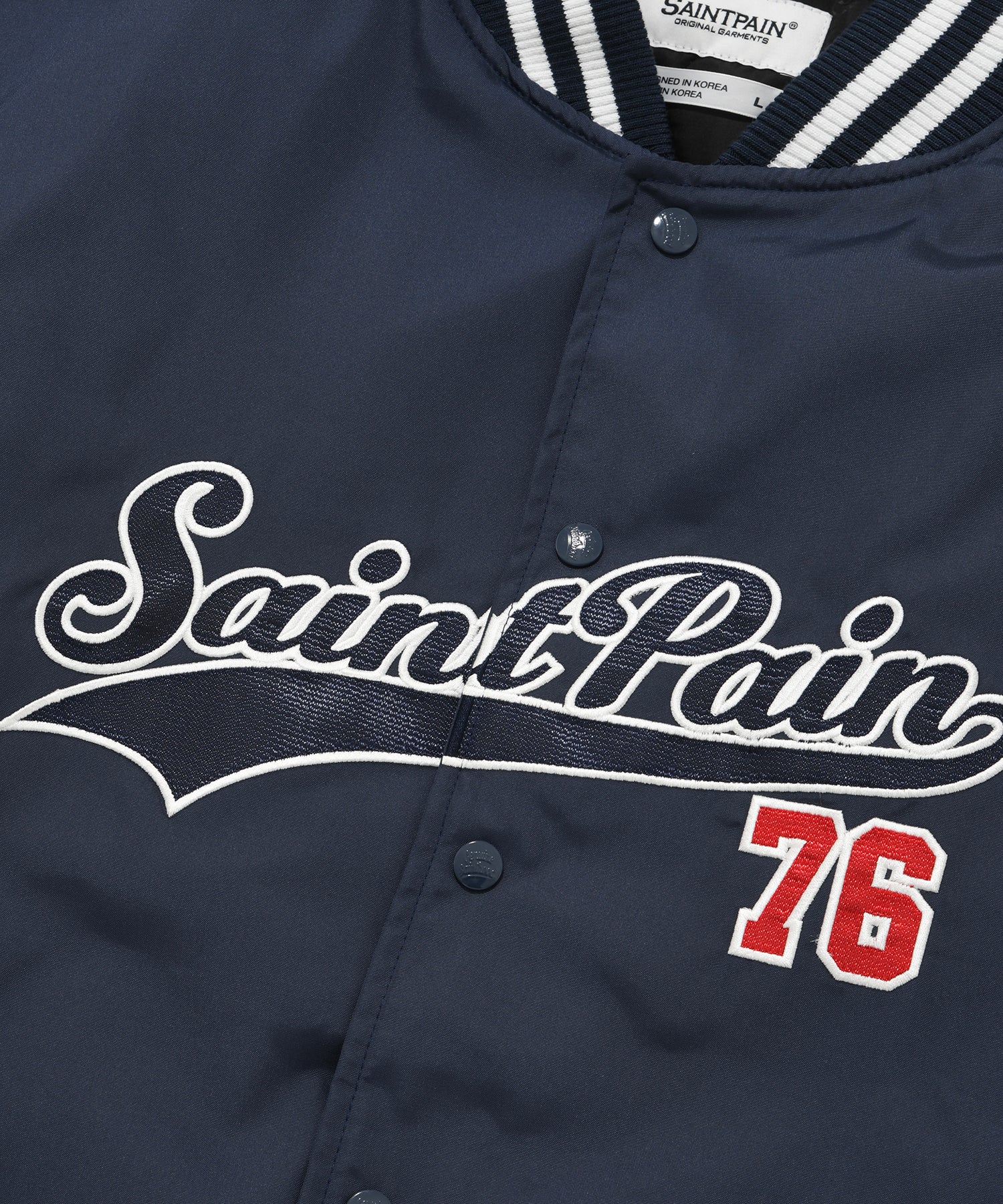 SP TEAM LOGO STADIUM JACKET-NAVY