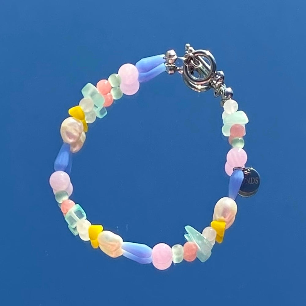 pastel gemstone bracelet