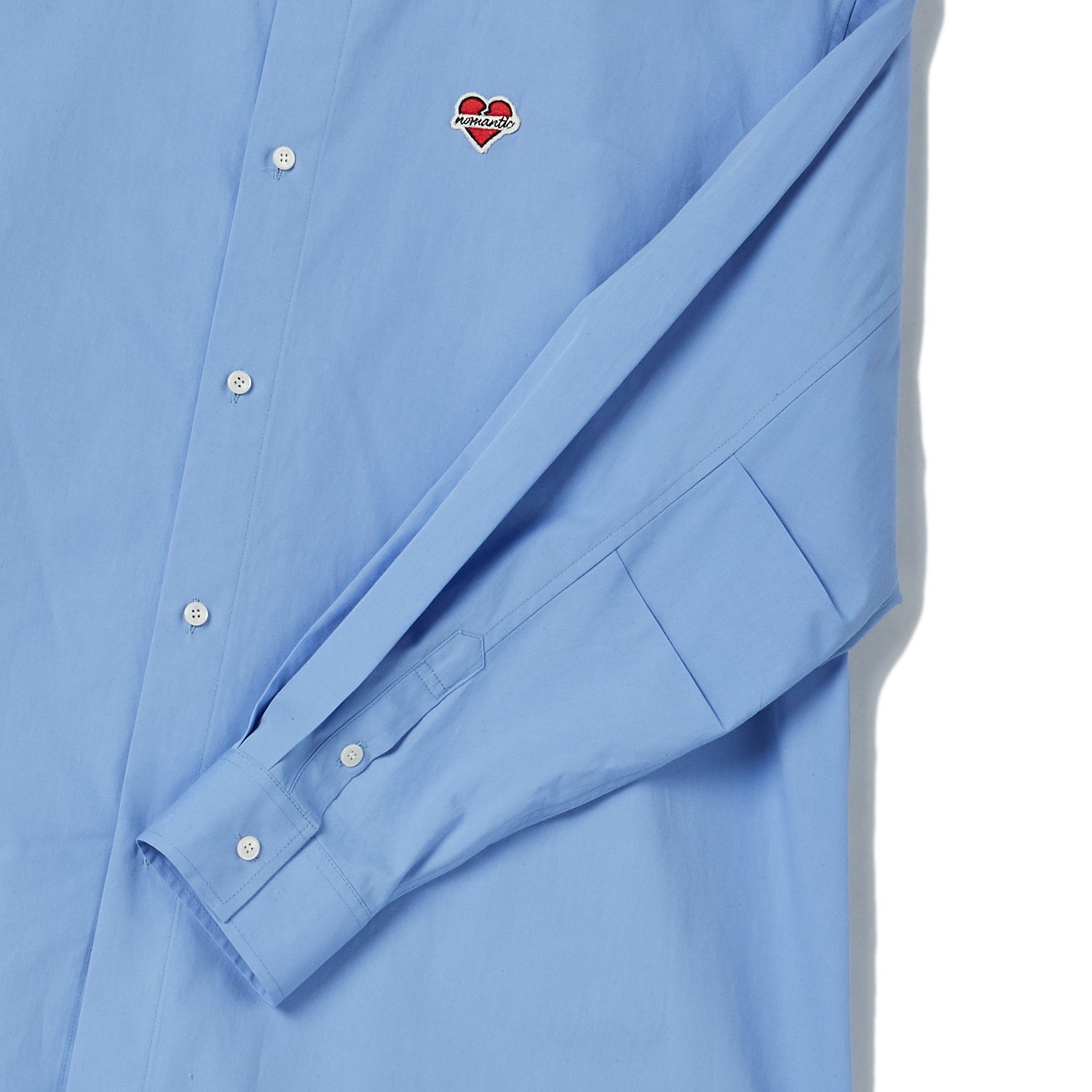 NOMANTIC ORGANIC COTTON OVERSIZE SHIRT SKY BLUE