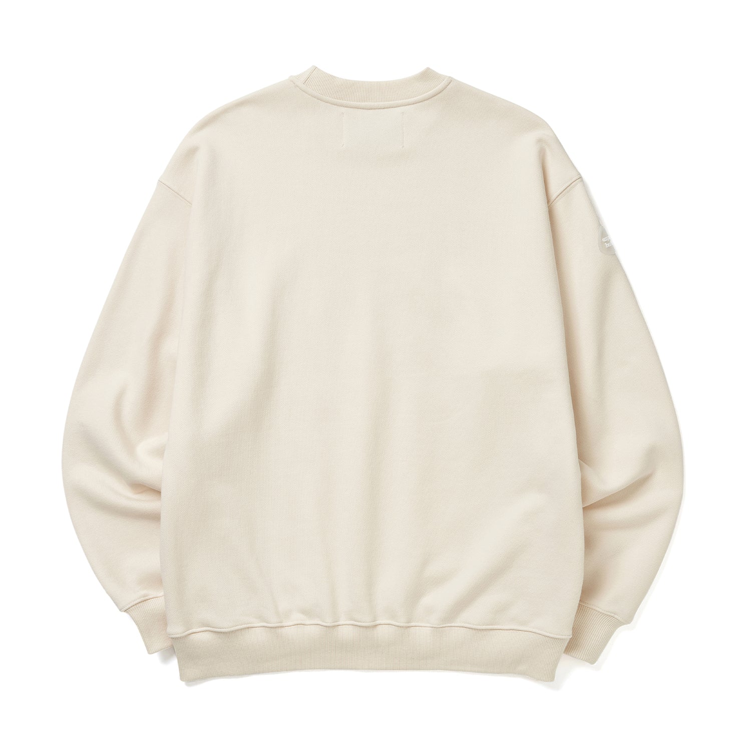 Express Holiday Airplane Penguin Sweatshirt_Ivory