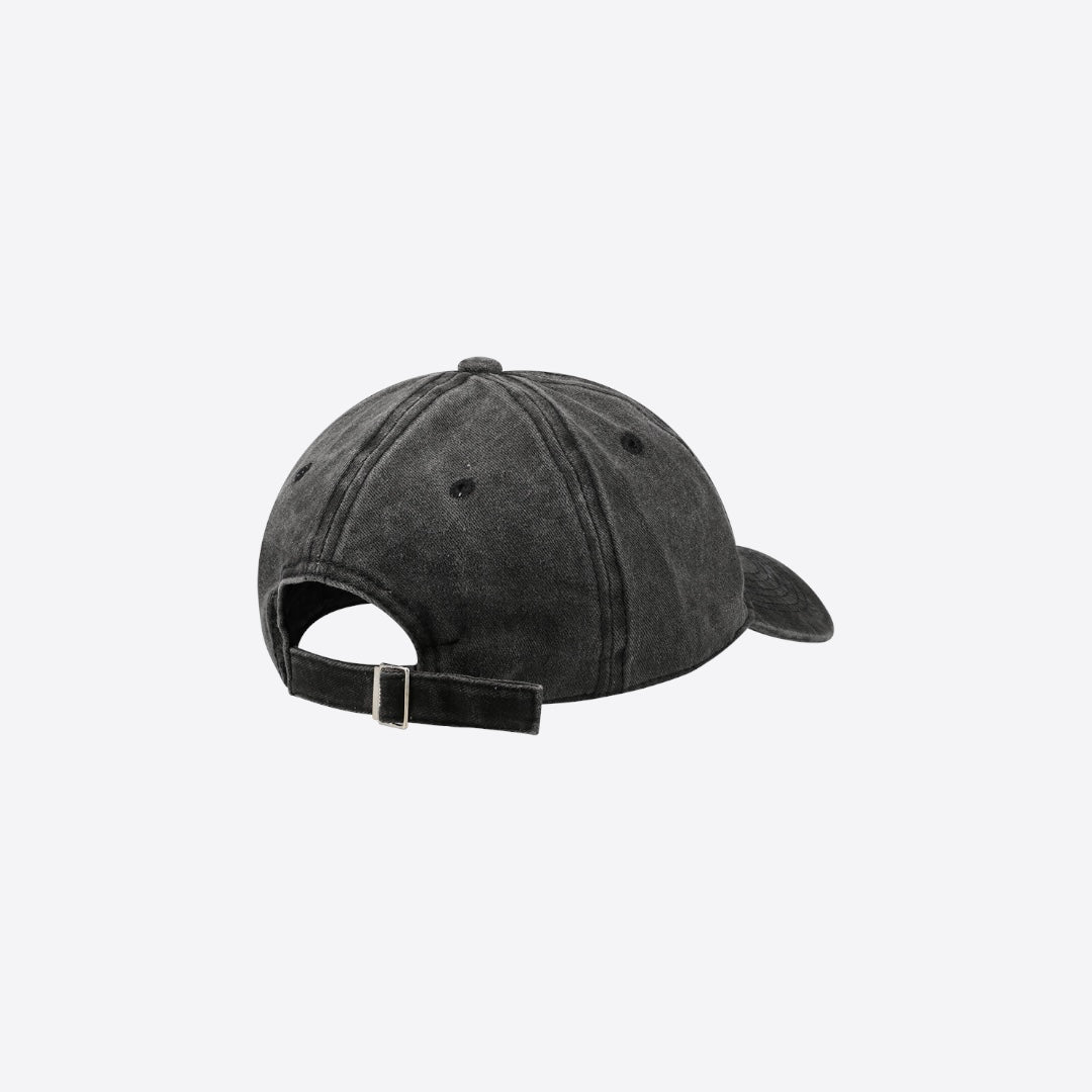 RUNDOWNYOUTH CAP 06 (Bleached Black)