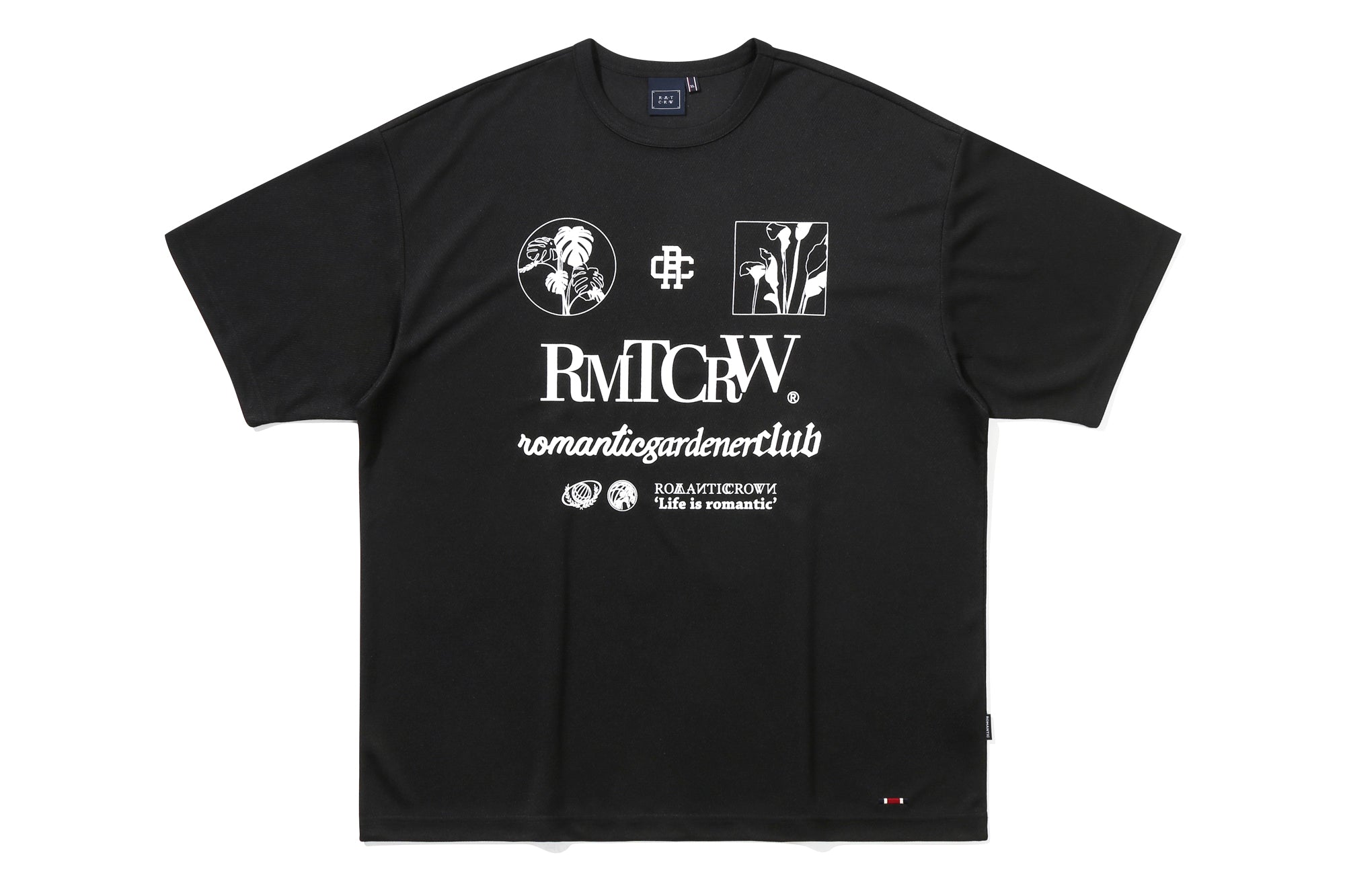 モノクロームスローガンTシャツ / MONOCHROME SLOGAN TEE_BLACK – 60