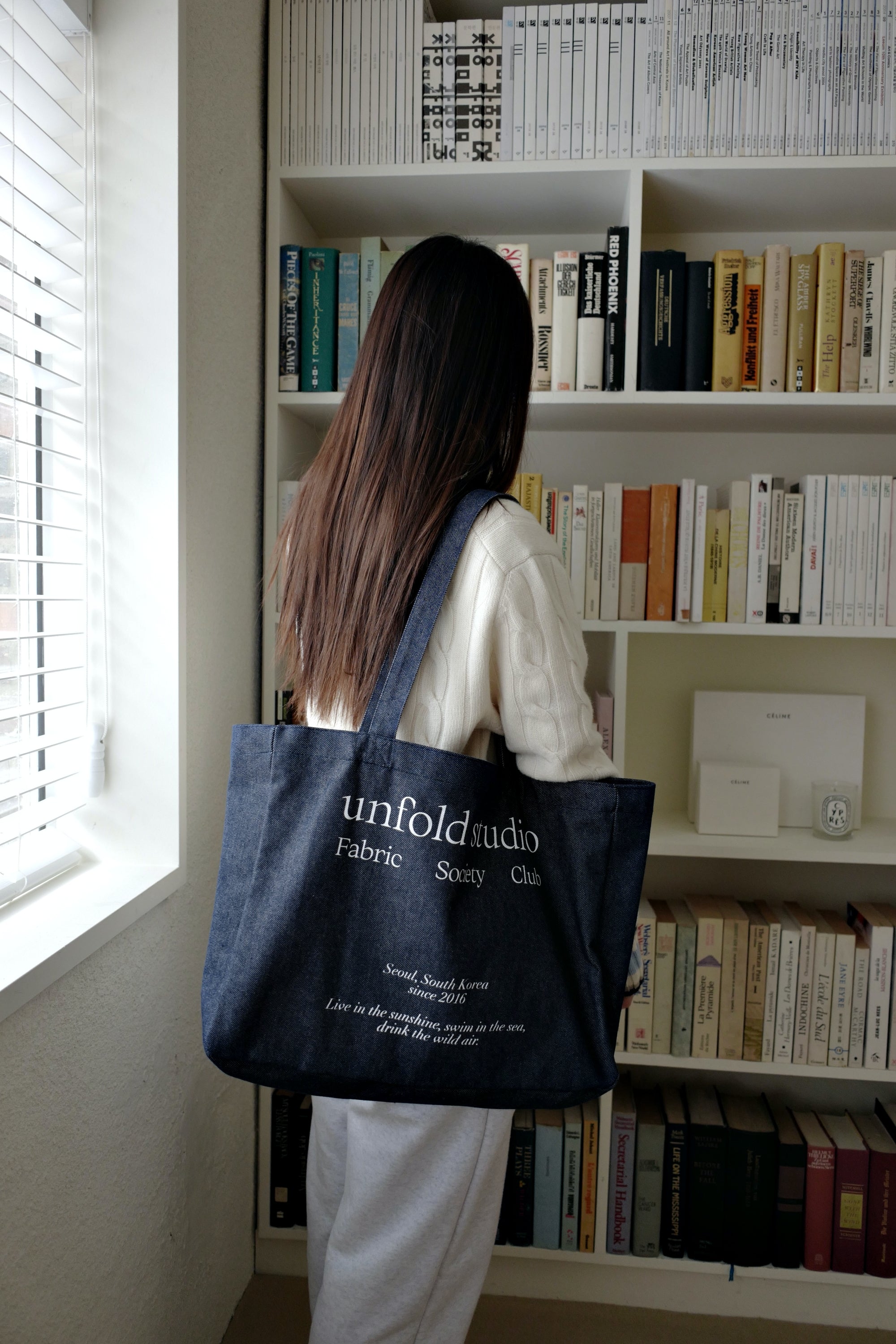 [unfold] Two-way denim bag