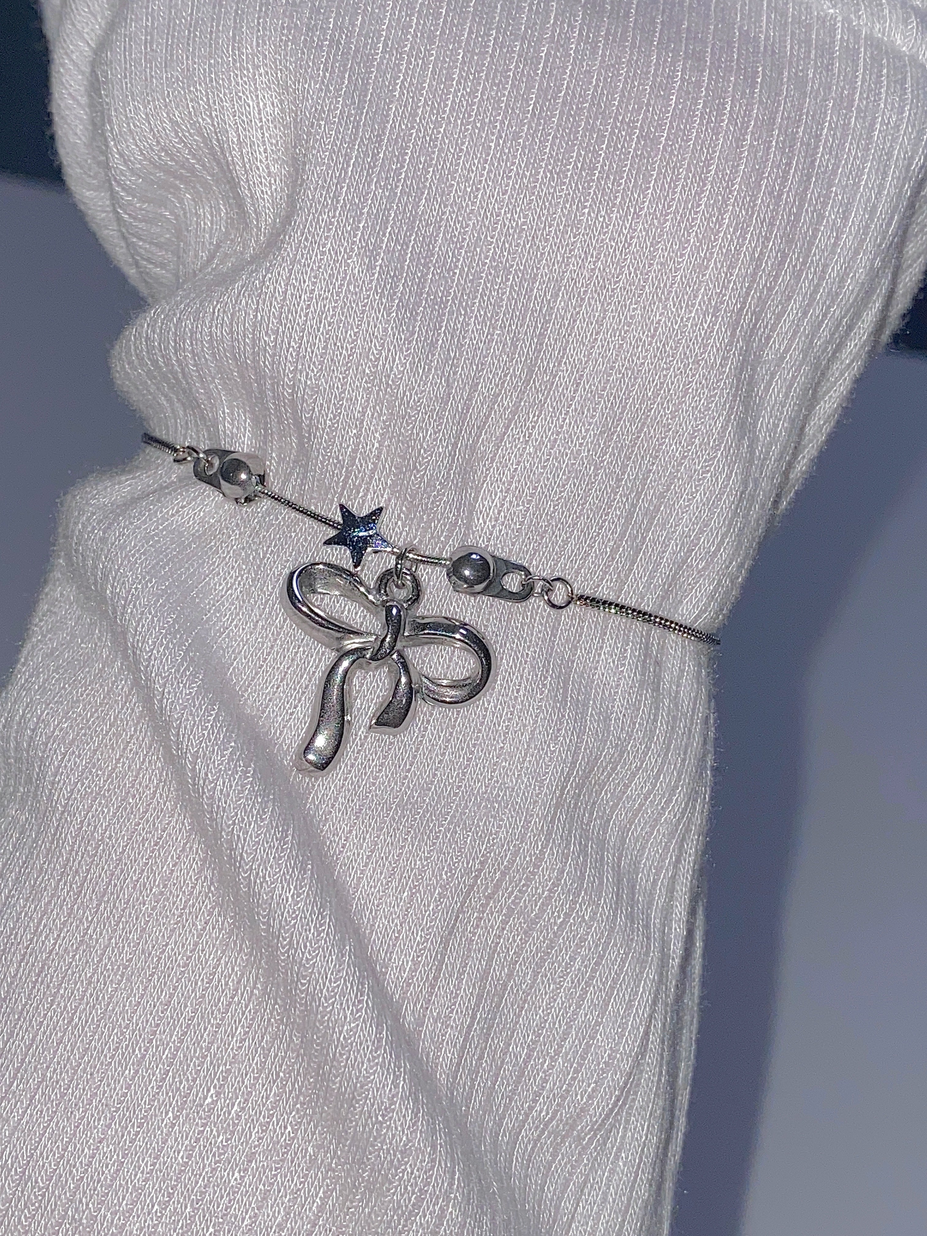 ribbon star bracelet