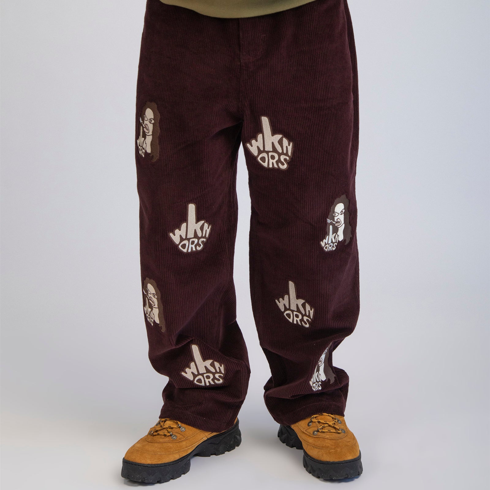 MONA PANTS (BURGUNDY)