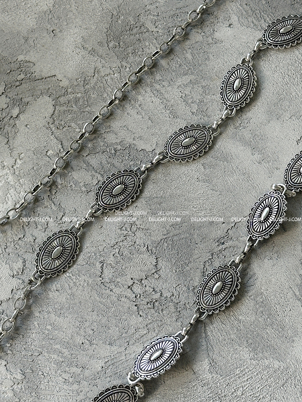 Silver Chain Bohemian Ethnic Belt