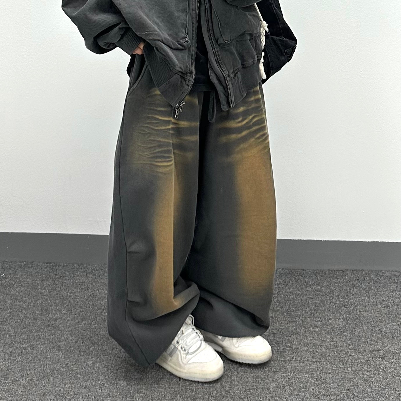 dirty smog jogger pants