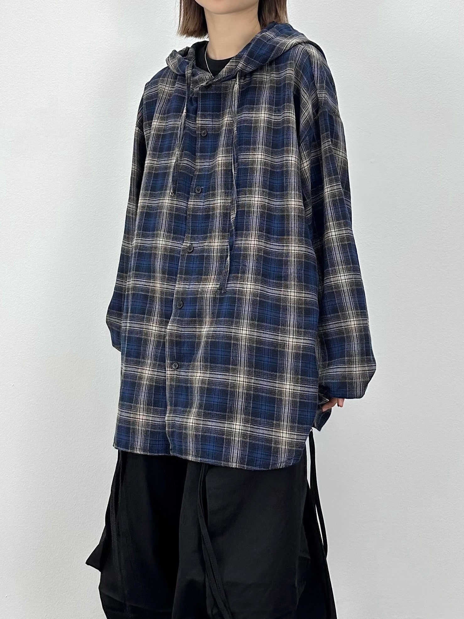 Gingham Hood Shirt