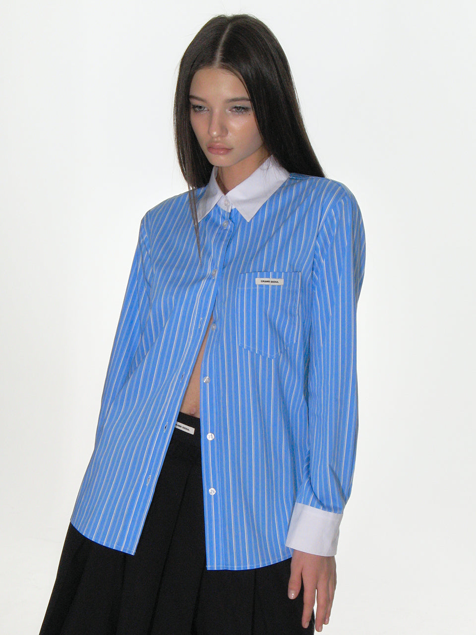 STRIPED POCKET SHIRT_BLUE