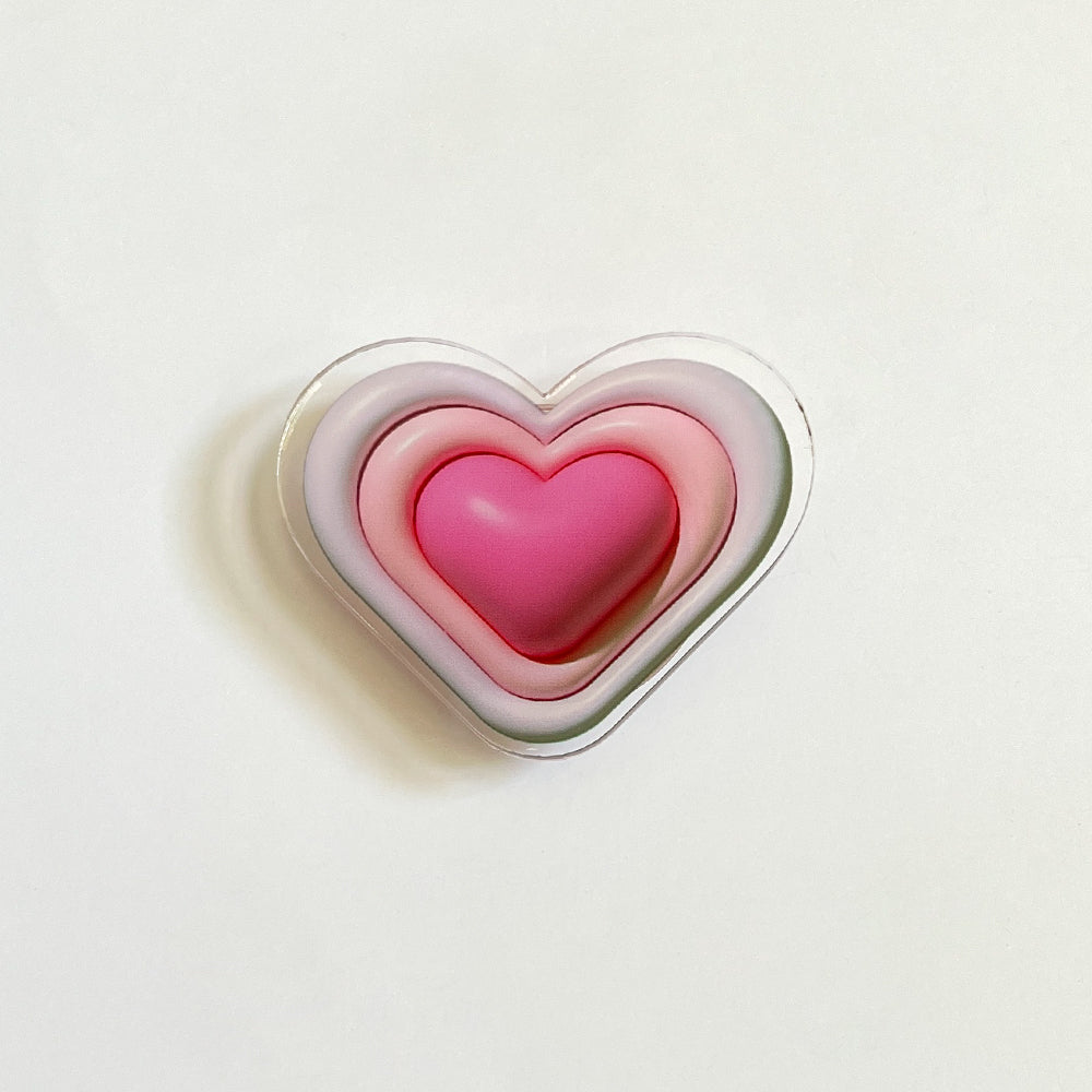 Heart Pink (Arcrylic Tok)