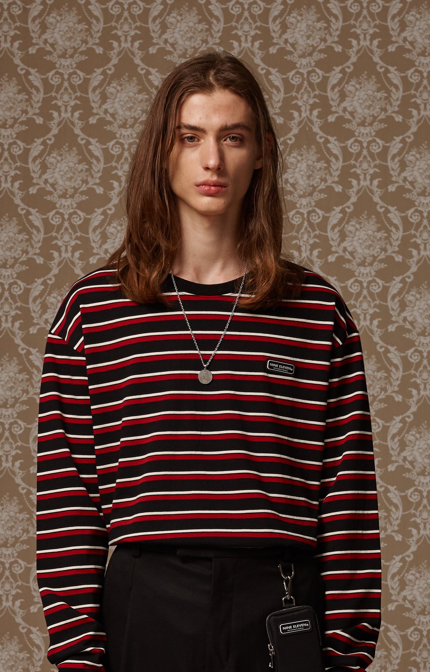 Multi stripe long sleeve T