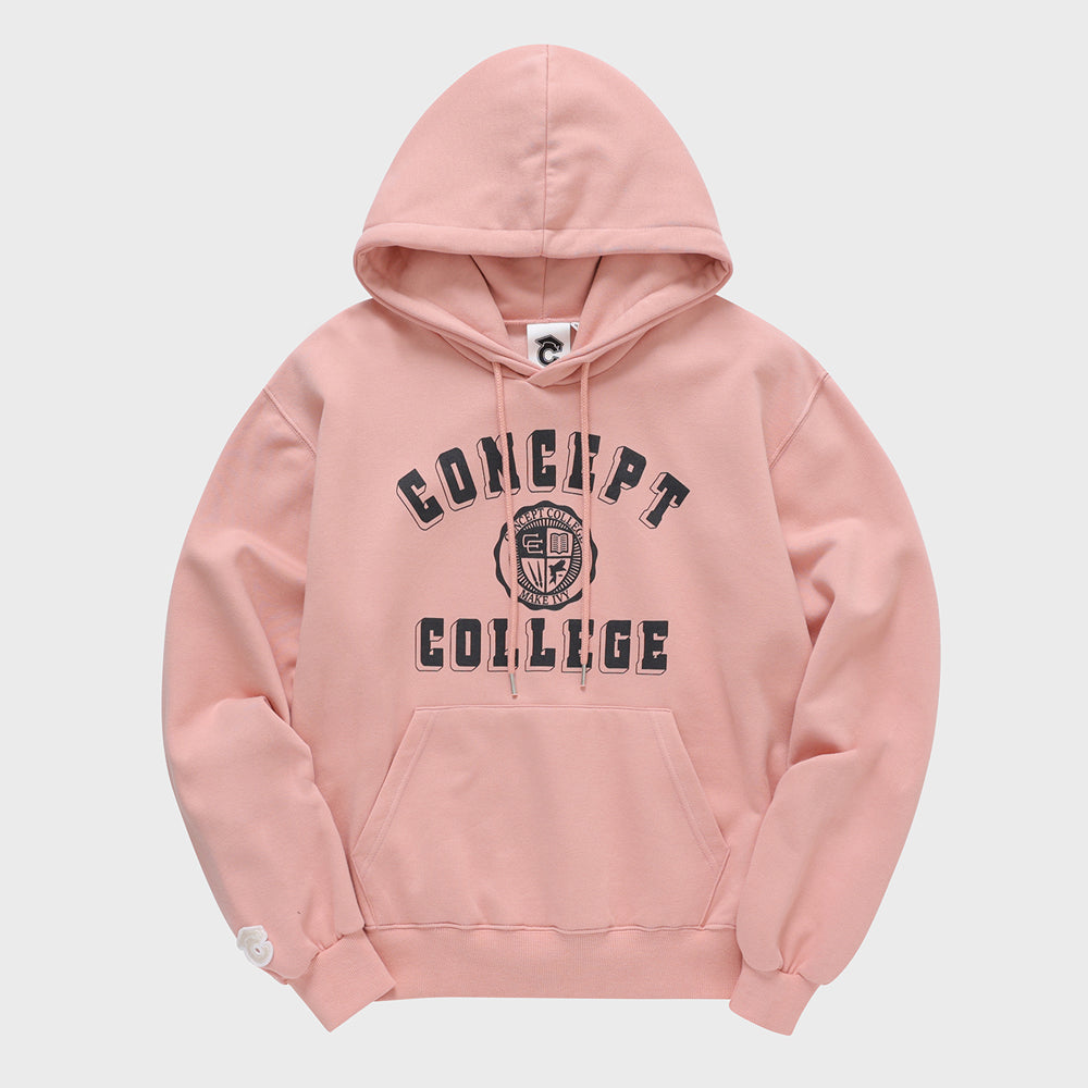 クラシックビッグロゴパーカ・インディピンク［ユニセックス］ / Classic Big Logo Unisex Indi Pink Hoodie