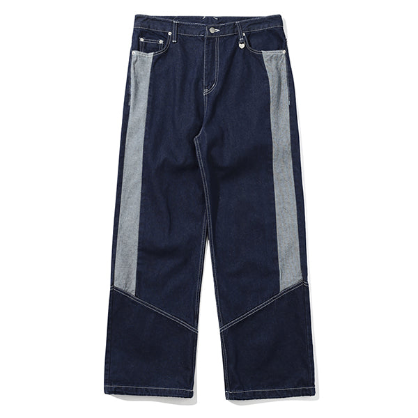 INCISION DENIM JOGGER PANTS