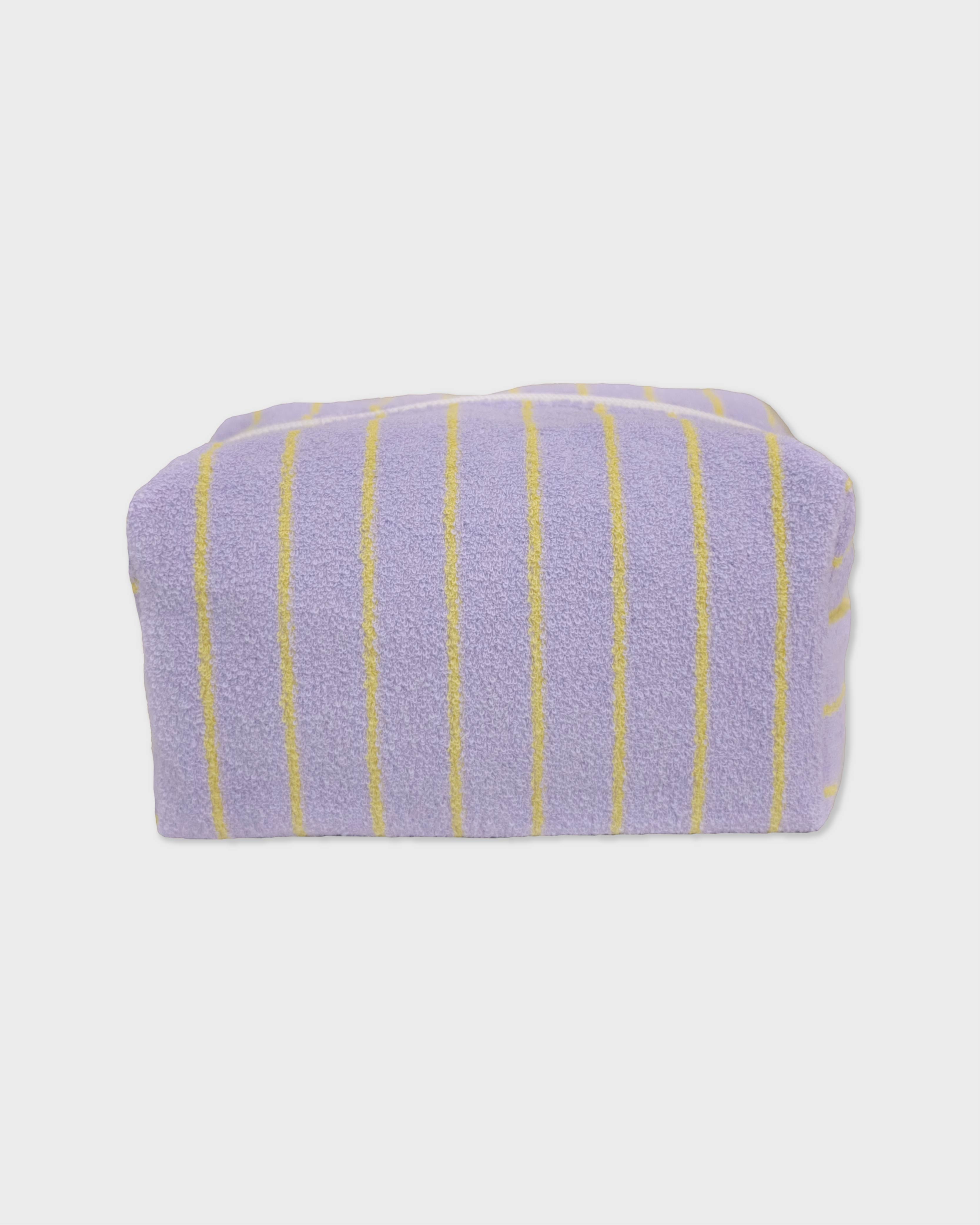 Stripe terry pouch_Large (4colors)