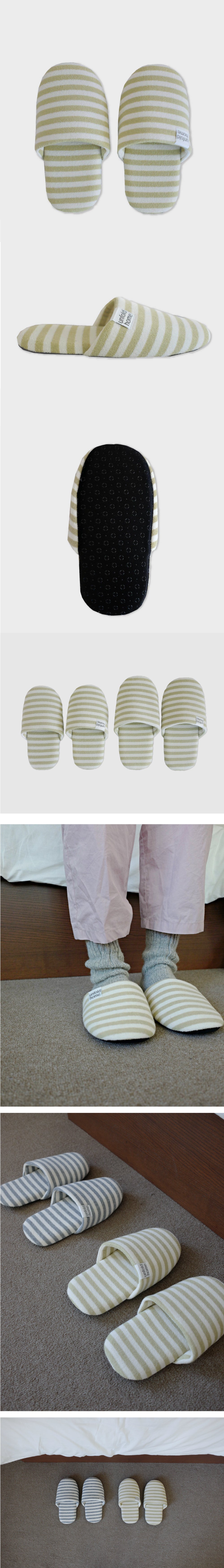 Stripe Terry Room Shoes(5colors)(M/L)