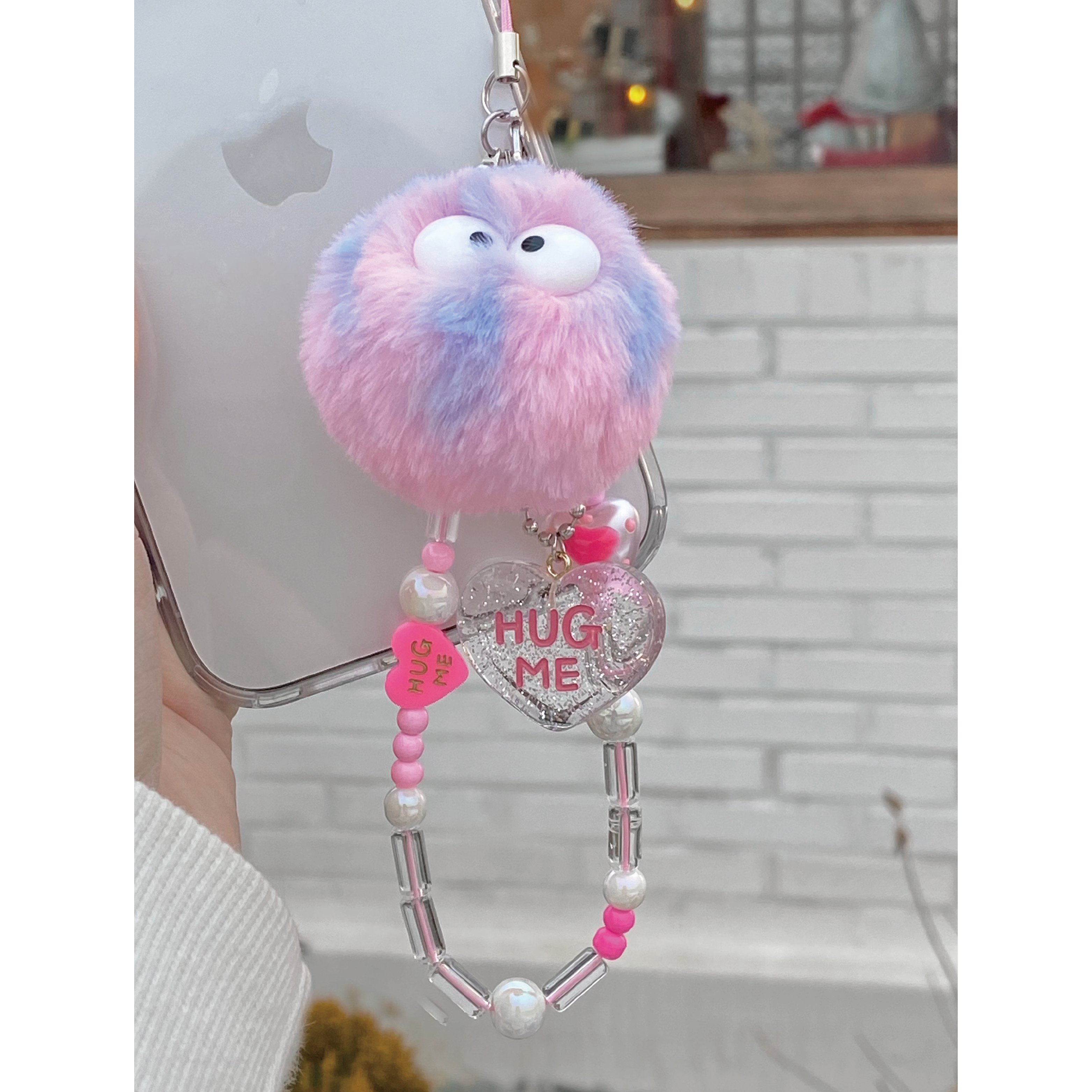 Hug Me biz phone strap keyring