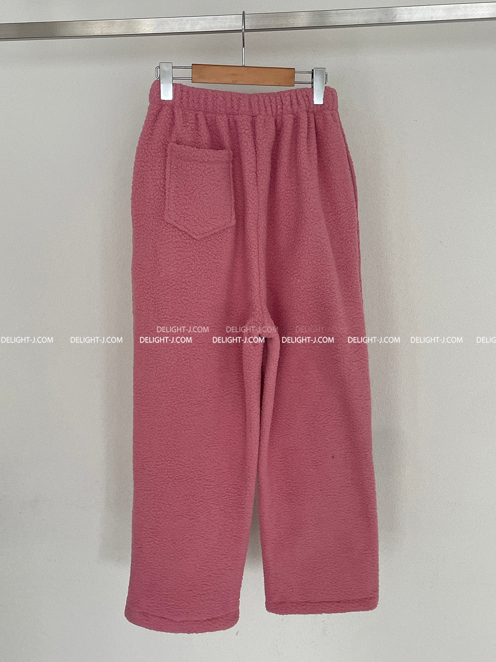 soft wool string jogger wide pants