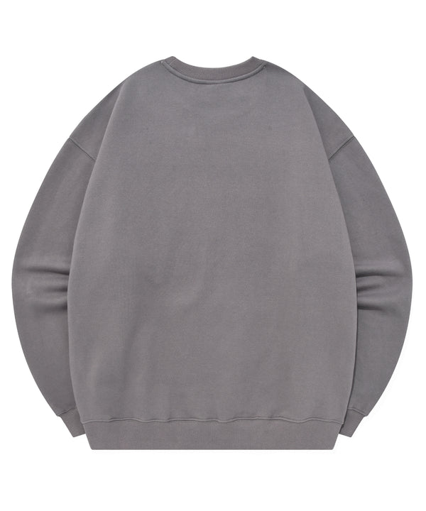 SP OILER LOGO CREWNECK-GRAY