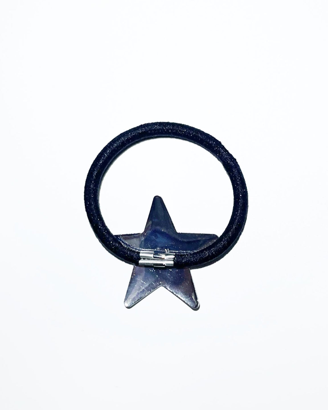 Silver big star rubber band