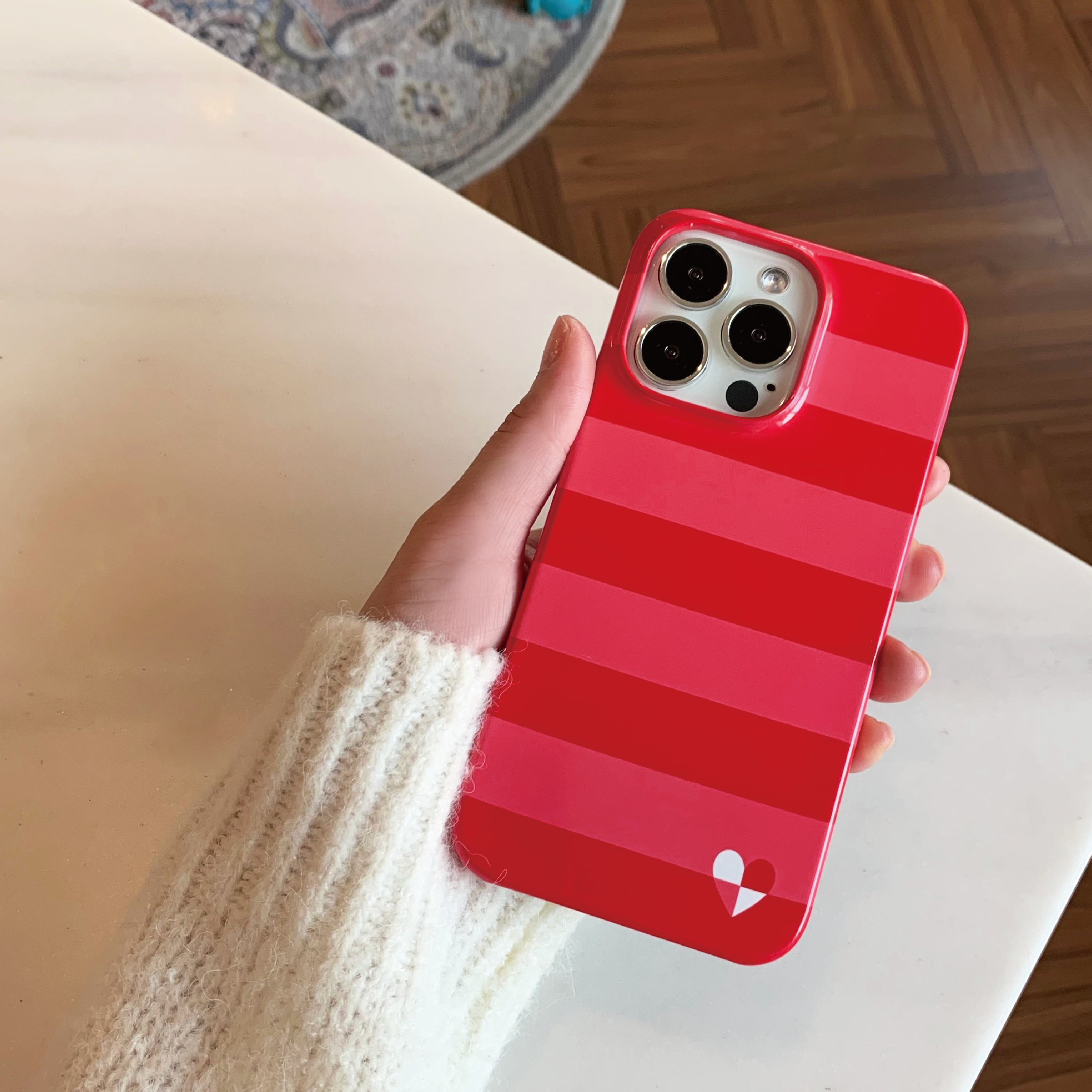 [RED] Pop color Slim-hard case