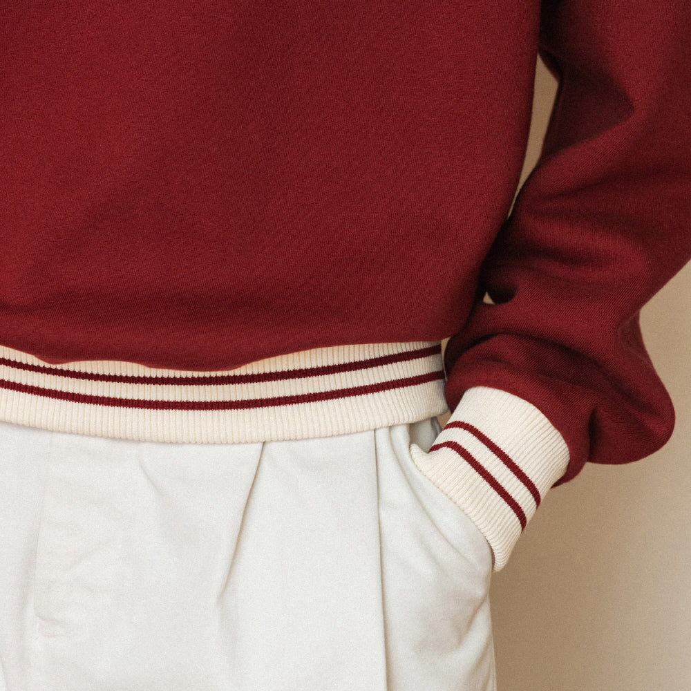 WOMAN H.C SWEATSHIRT_BURGUNDY