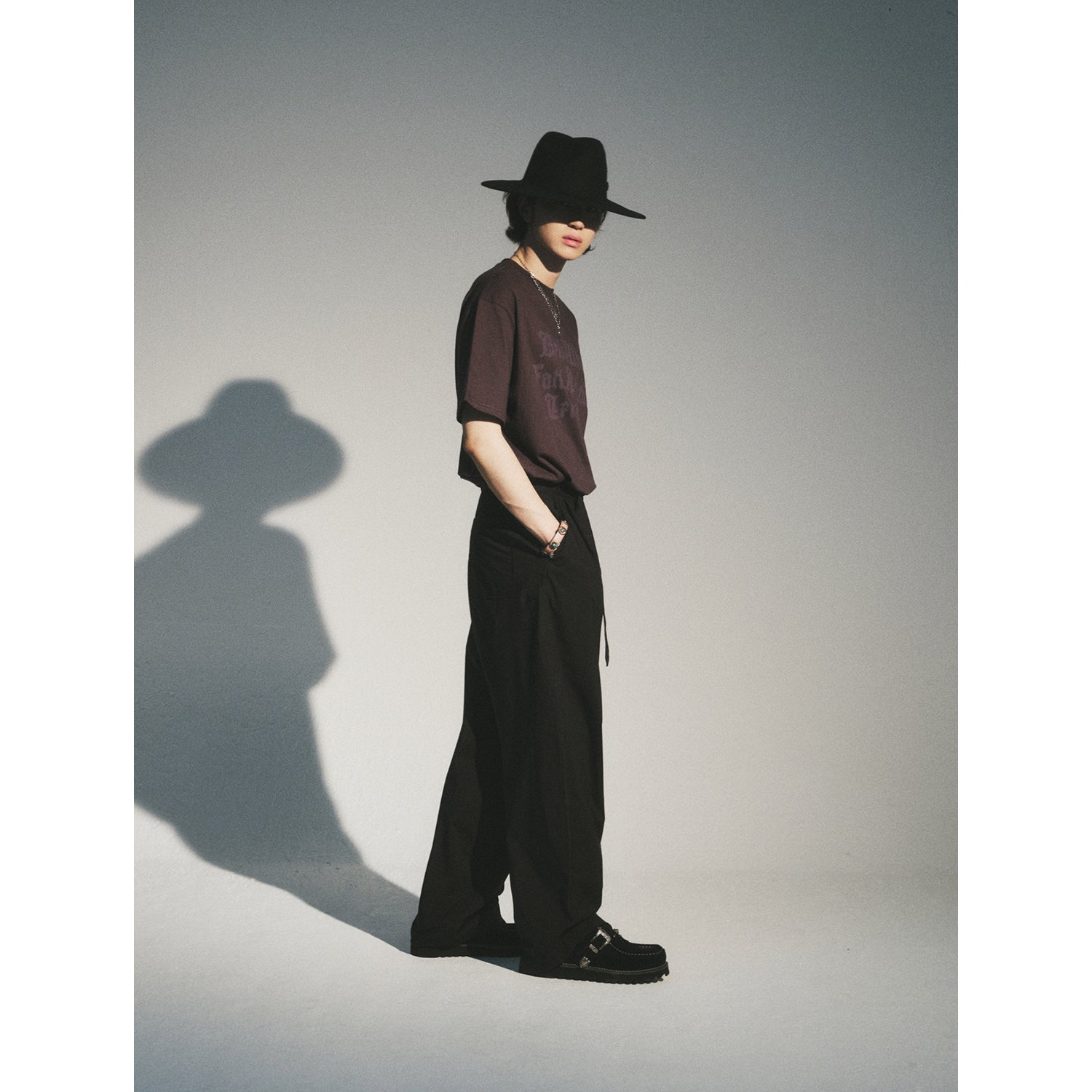 MATIX RELAXED BELTED PANTS_BK