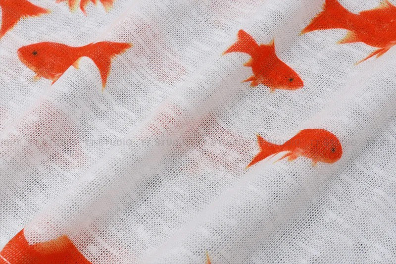 Goldfish off shoulder-T