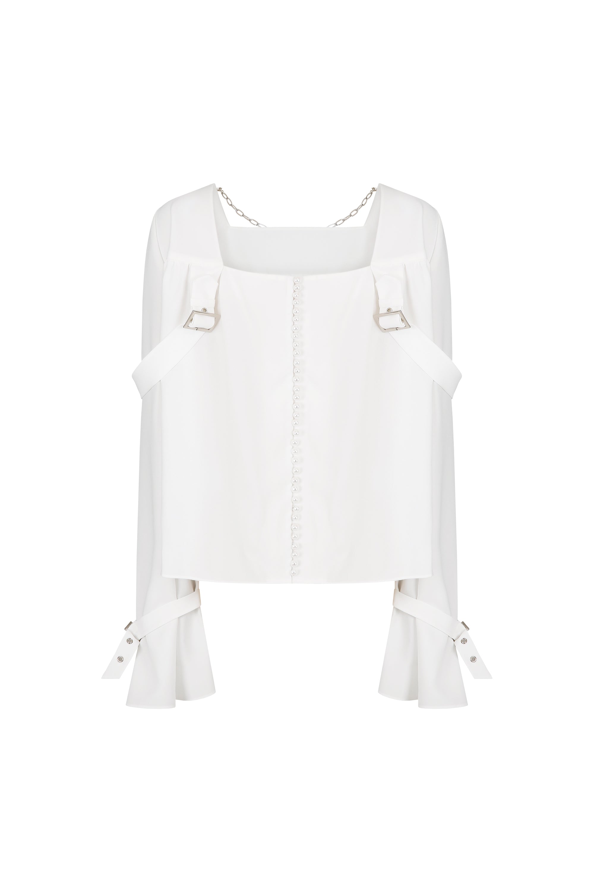 ストラップブラウス / Strap Blouse (Cream)