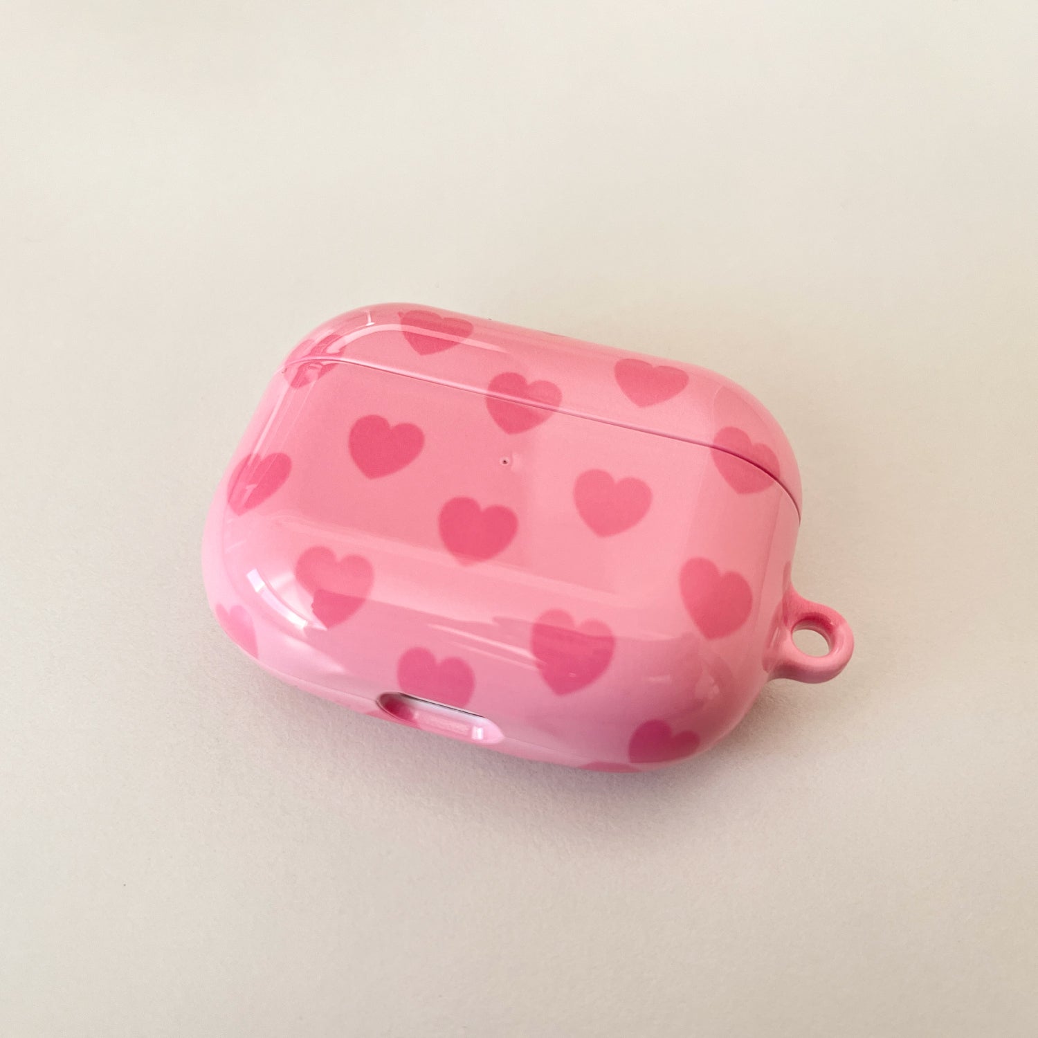 heart, heart hard glossy airpods case