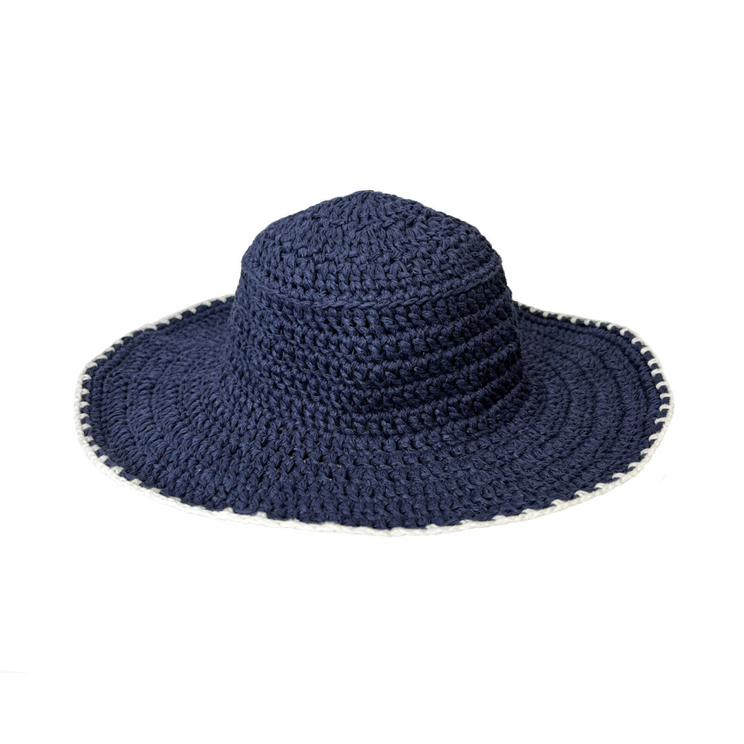 Crochet Cowboy Hat (navy)