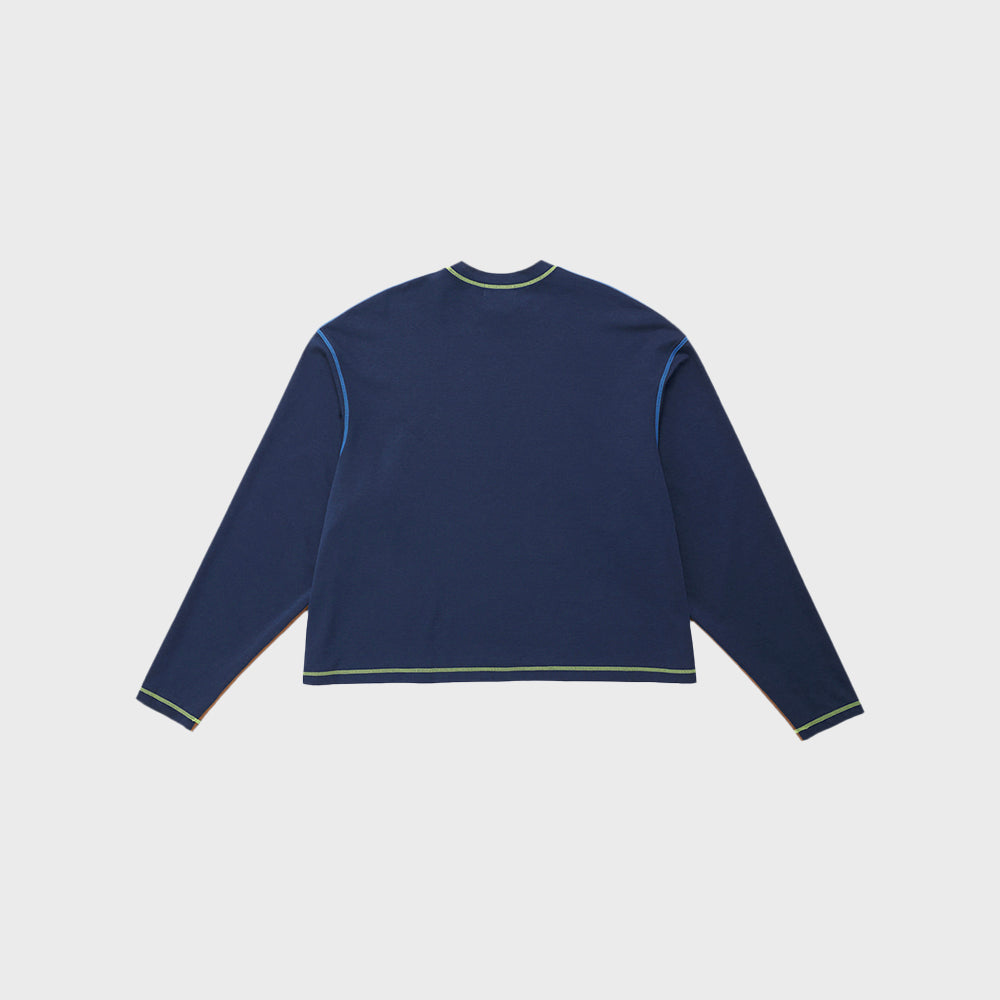 OVER AND OVERLOCKED JERSEY_NAVY