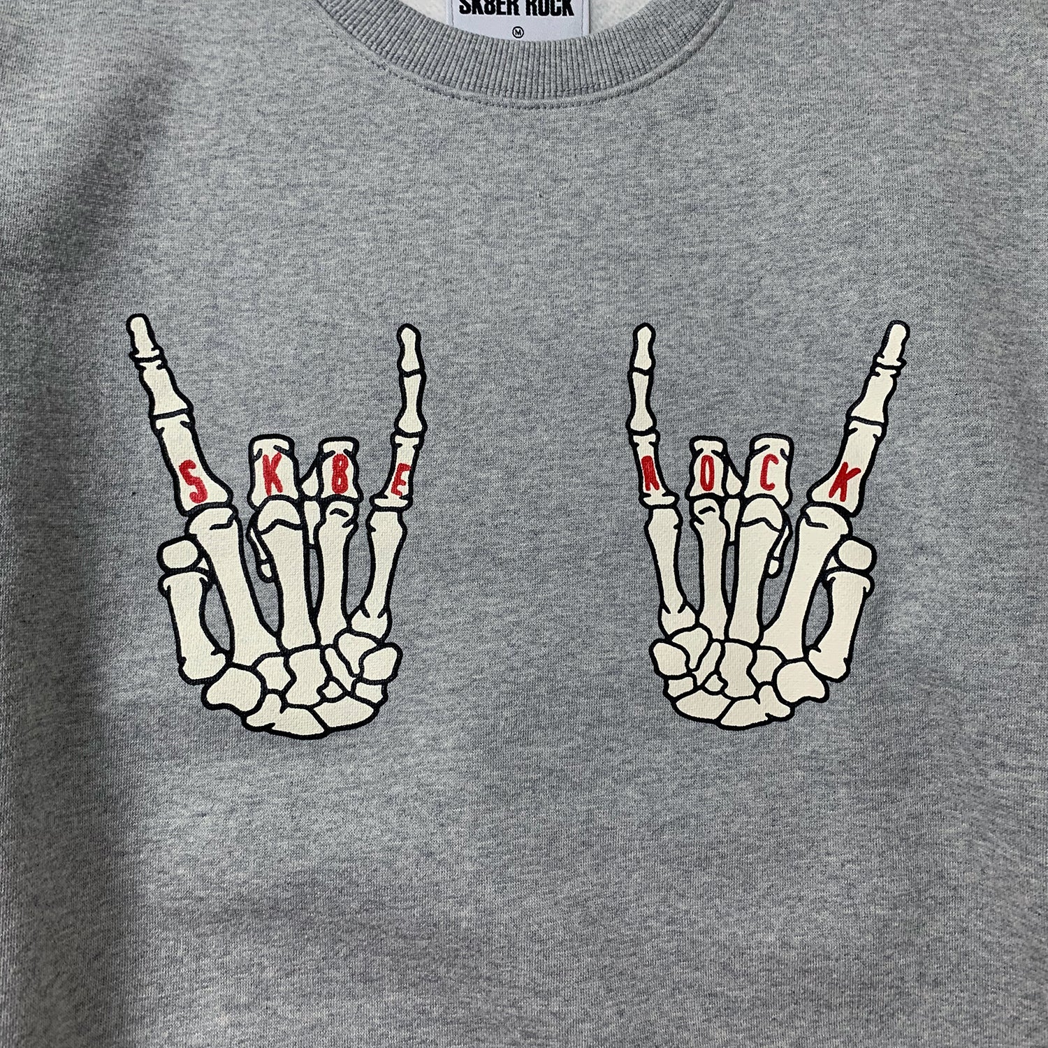 HAND SIGN SWEAT SHIRT GRAY