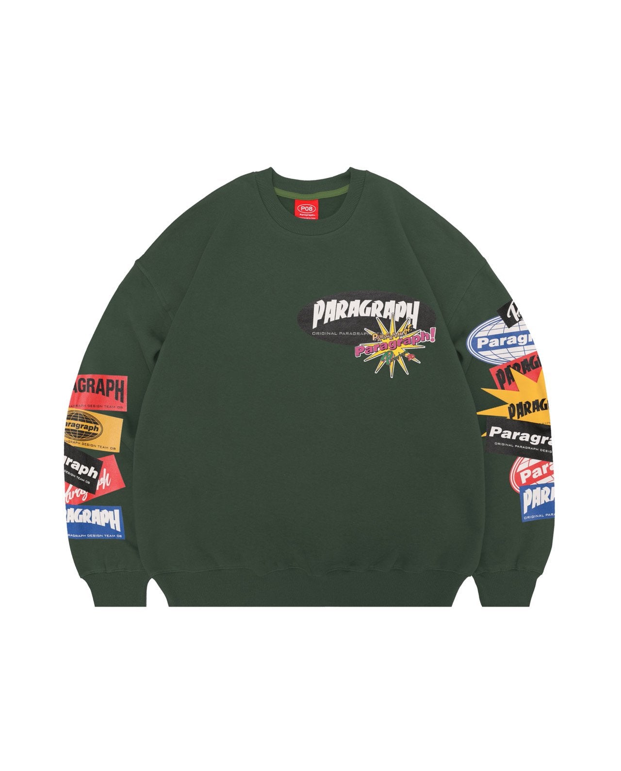 ビッグロゴサテンスウェットシャツ / Paragraph big logo satin mtm 