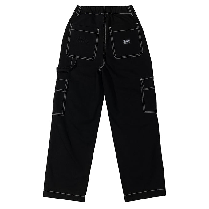 BLACK NEW REGULAR CARGO PANTS