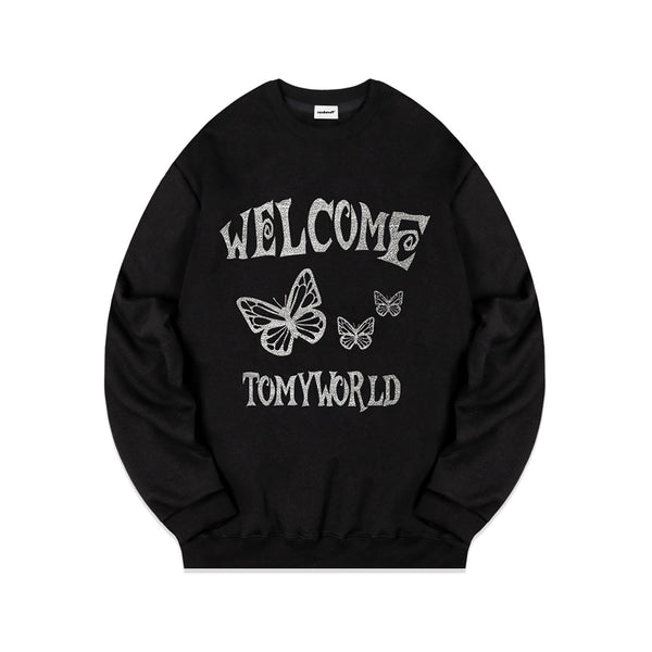 WELCOME BUTTERFLY SWEATSHIRT