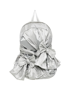 Knotted Backpack (Glossy-Silver)