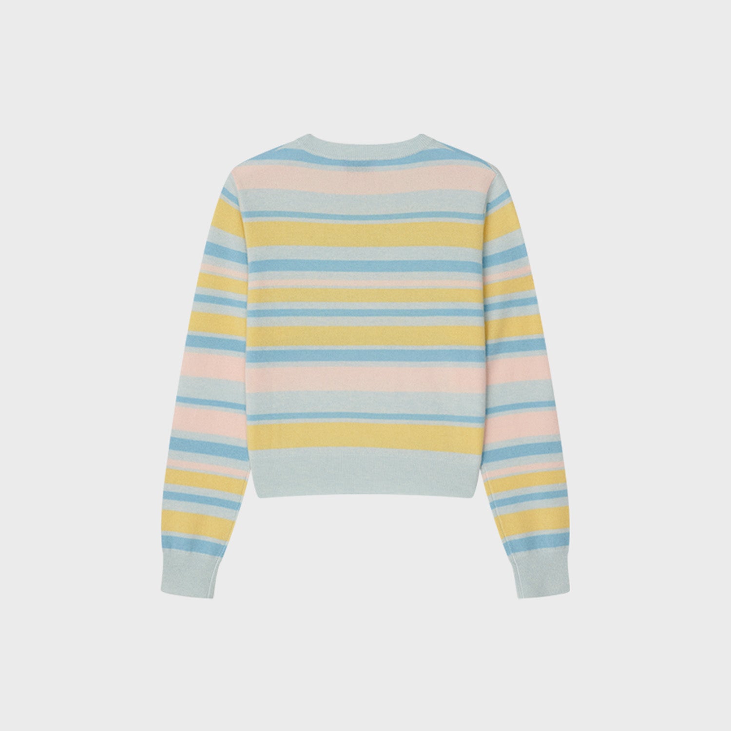 STRIPE SHORT PULLOVER_LIGHT BLUE