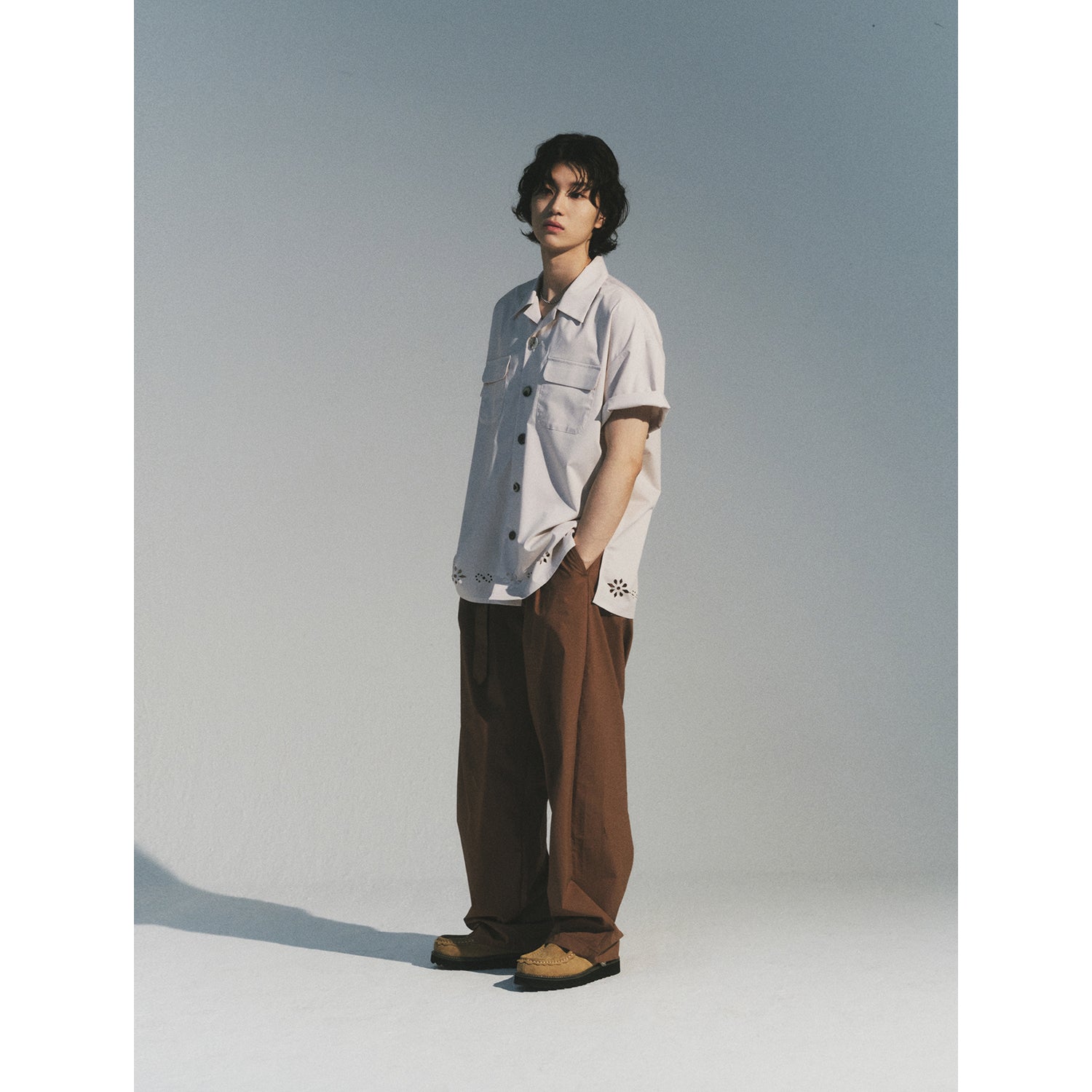 MATIX RELAXED BELTED PANTS_BRICK BROWN