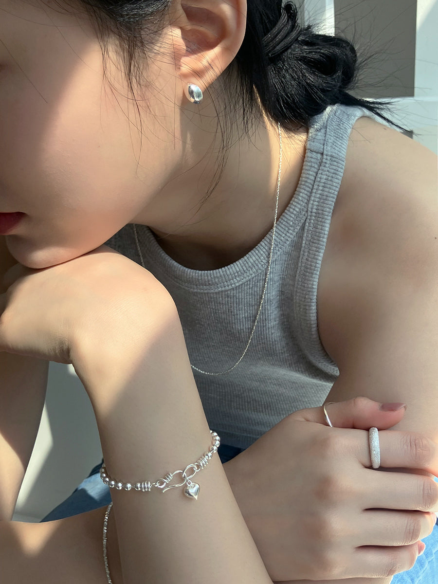 [92.5silver] nuts earrings