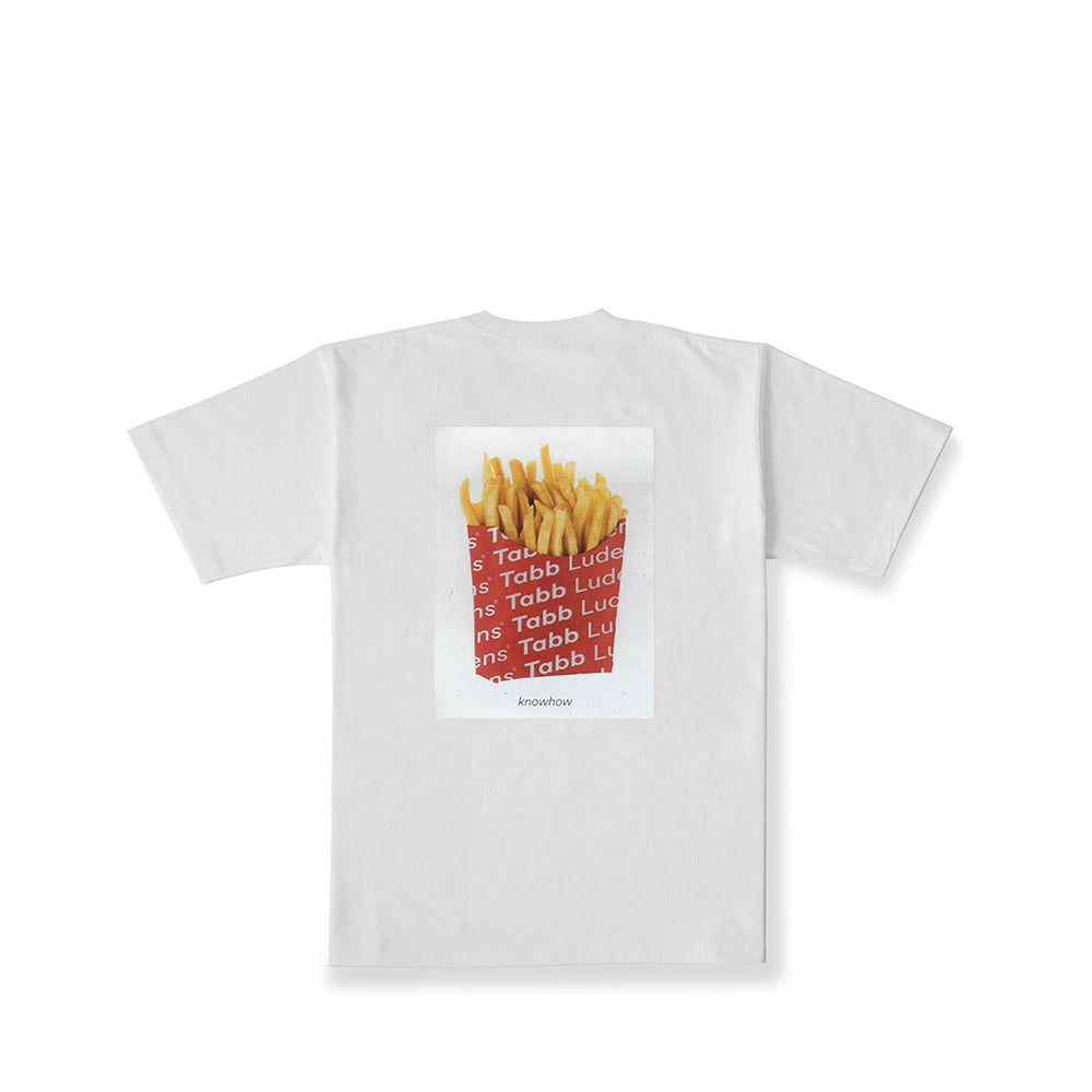 Tabb's Fries Tee_White