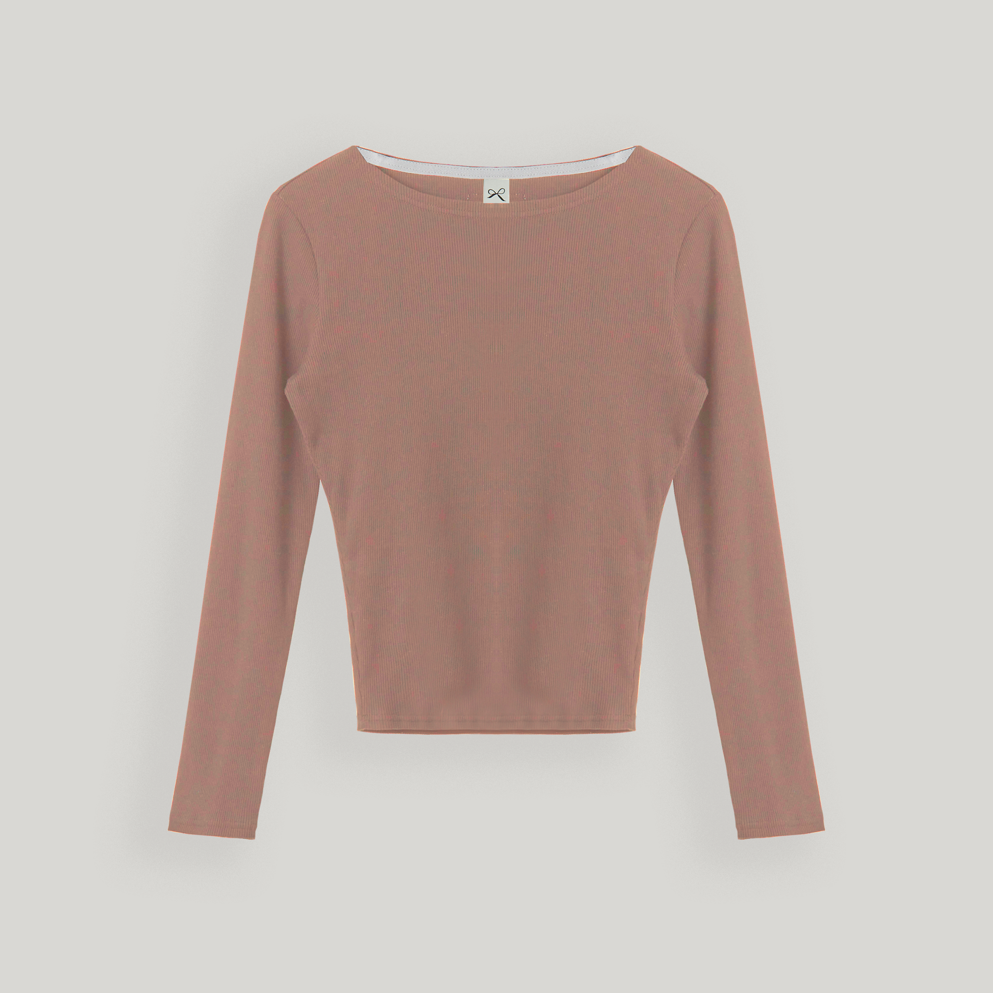 Pink Boatneck Top