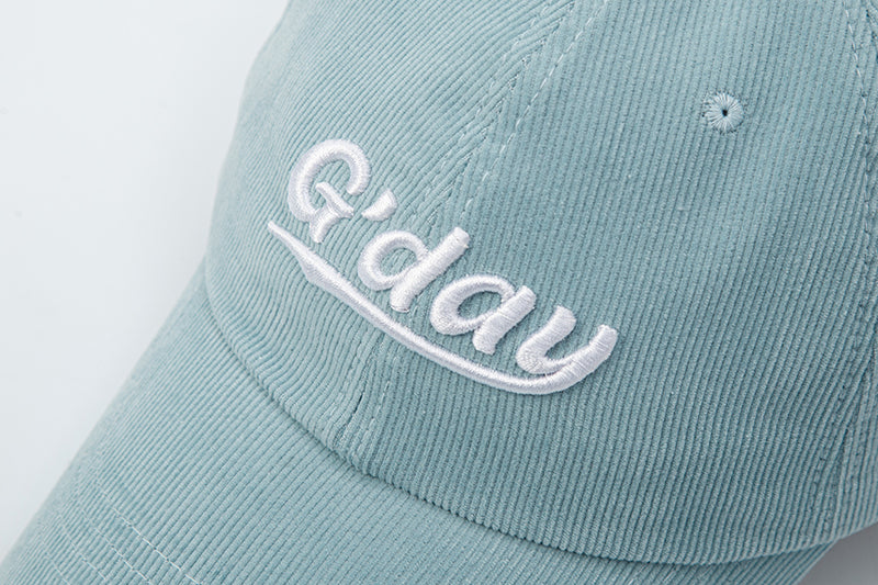 G'day coduroy ballcap(sky)