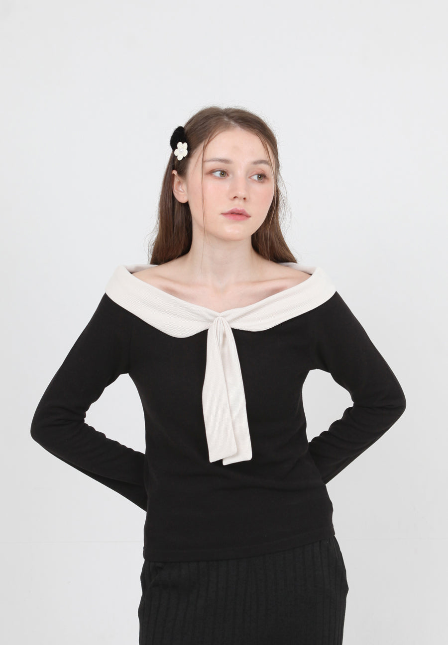 peminine offshoulder t-shirt