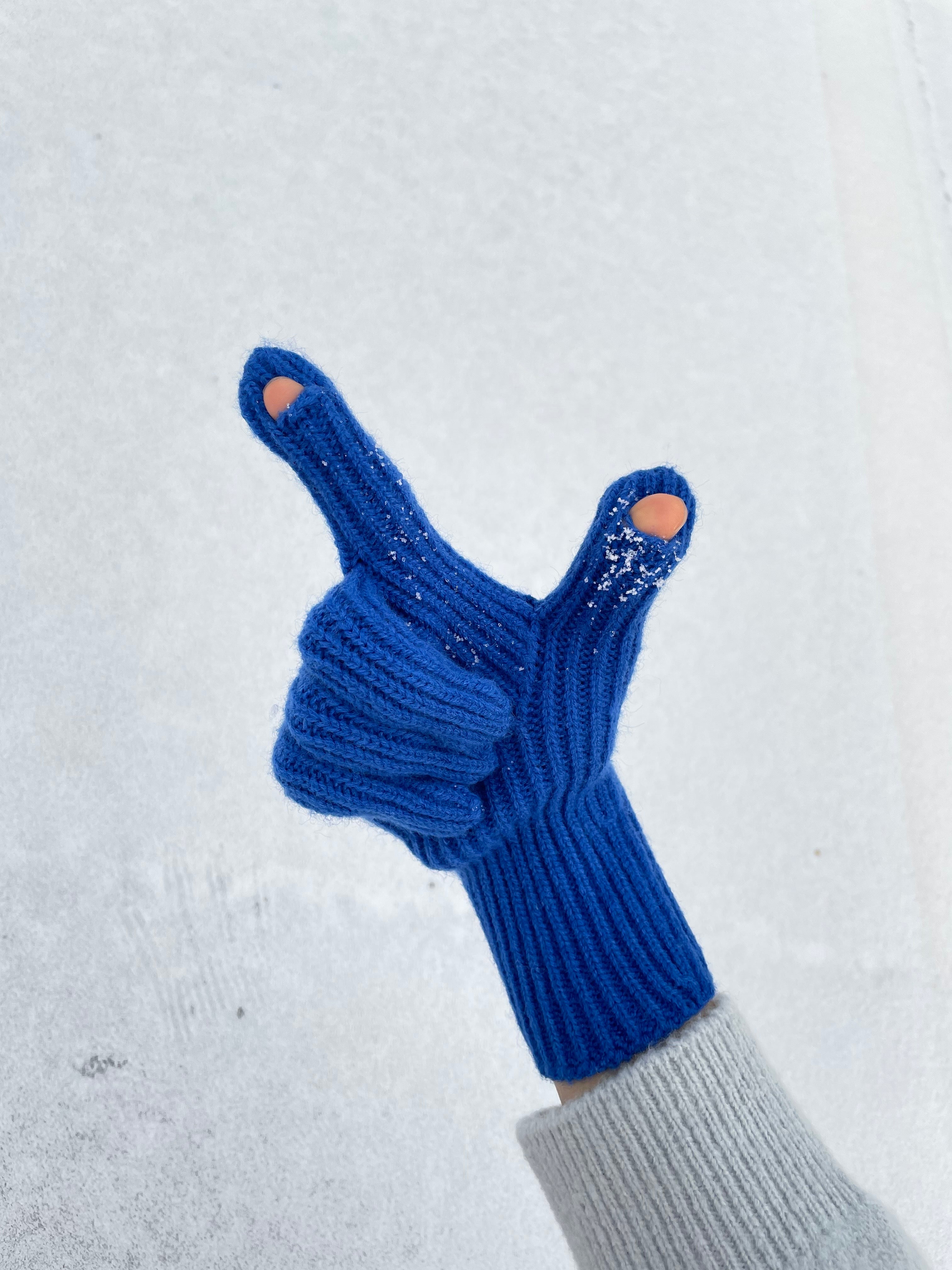 Color Knit Gloves