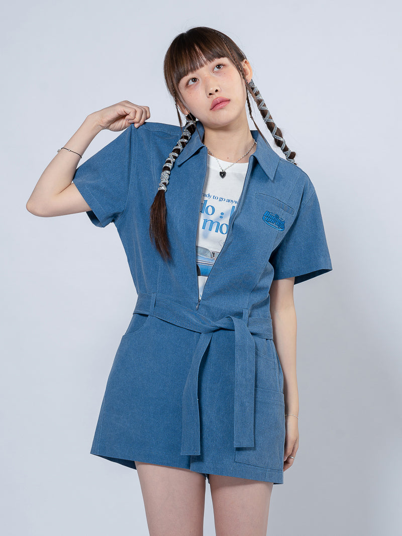 MILK DENIM JUMPSUIT_ BLUE